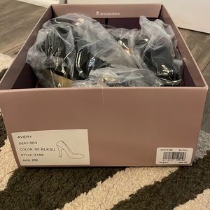 Black Avery Bakers Heel